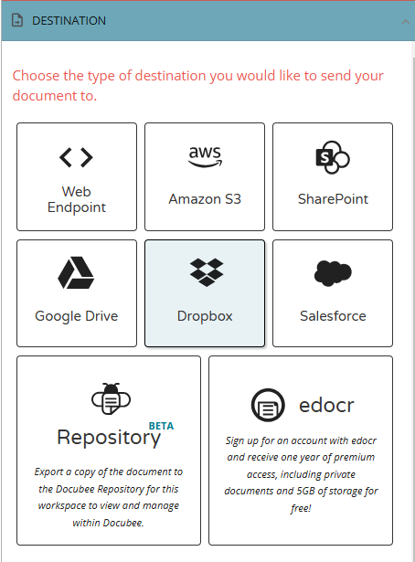 dropbox-destination