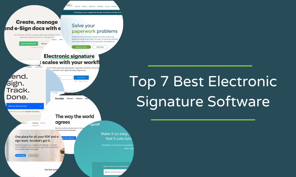 Top 7 best electronic signature software