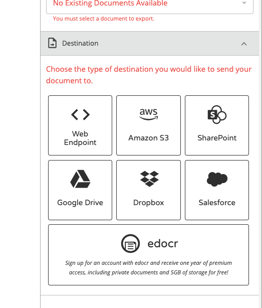 edocr document storage