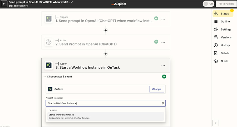 Start a Workflow Instance