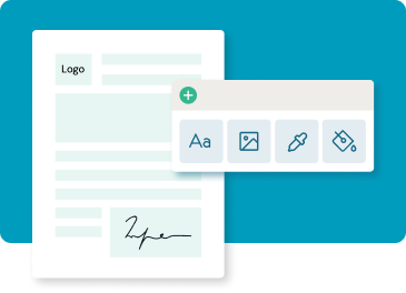Illustration of contract and contract feature icons
