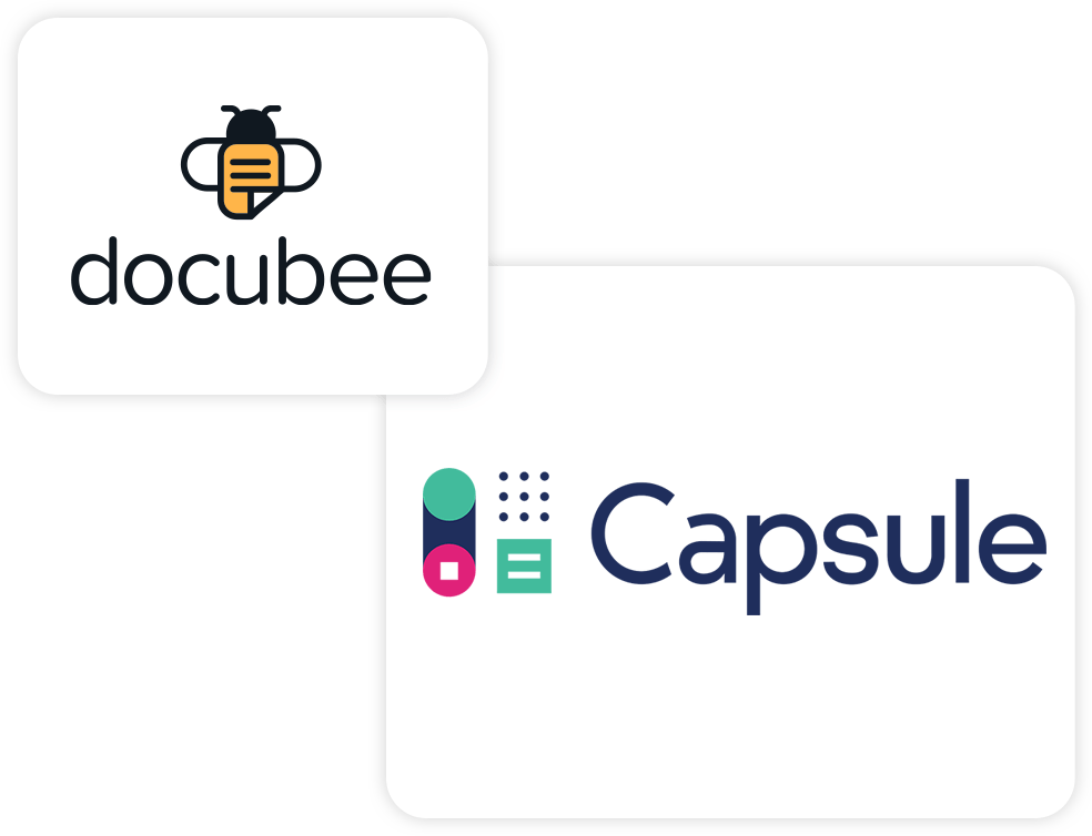 Docubee & Capsule logos