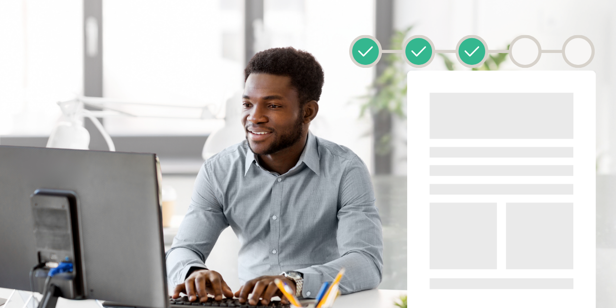 Fast, Painless Document GenerationHave clients submit info and documents from Use AI, templates, existing documents, or collected data to generate documents at scale, without extra work.