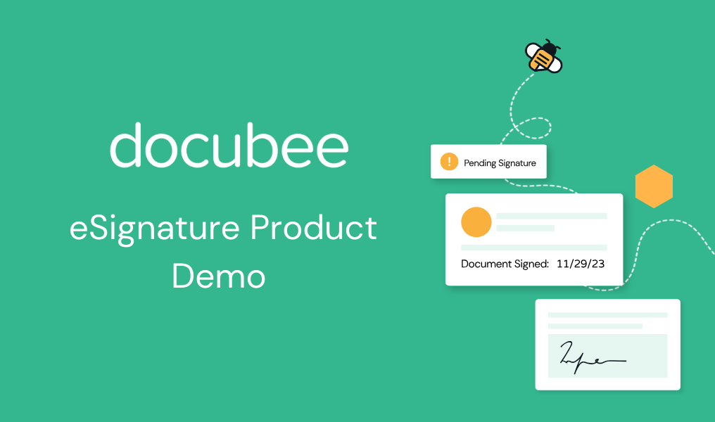 Product Demo: Capturing eSignatures with Docubee