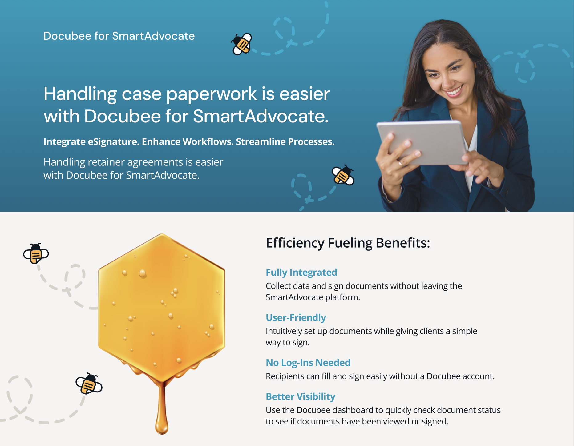 Retainer Agreements are Easier with Docubee for SmartAdvocate image
