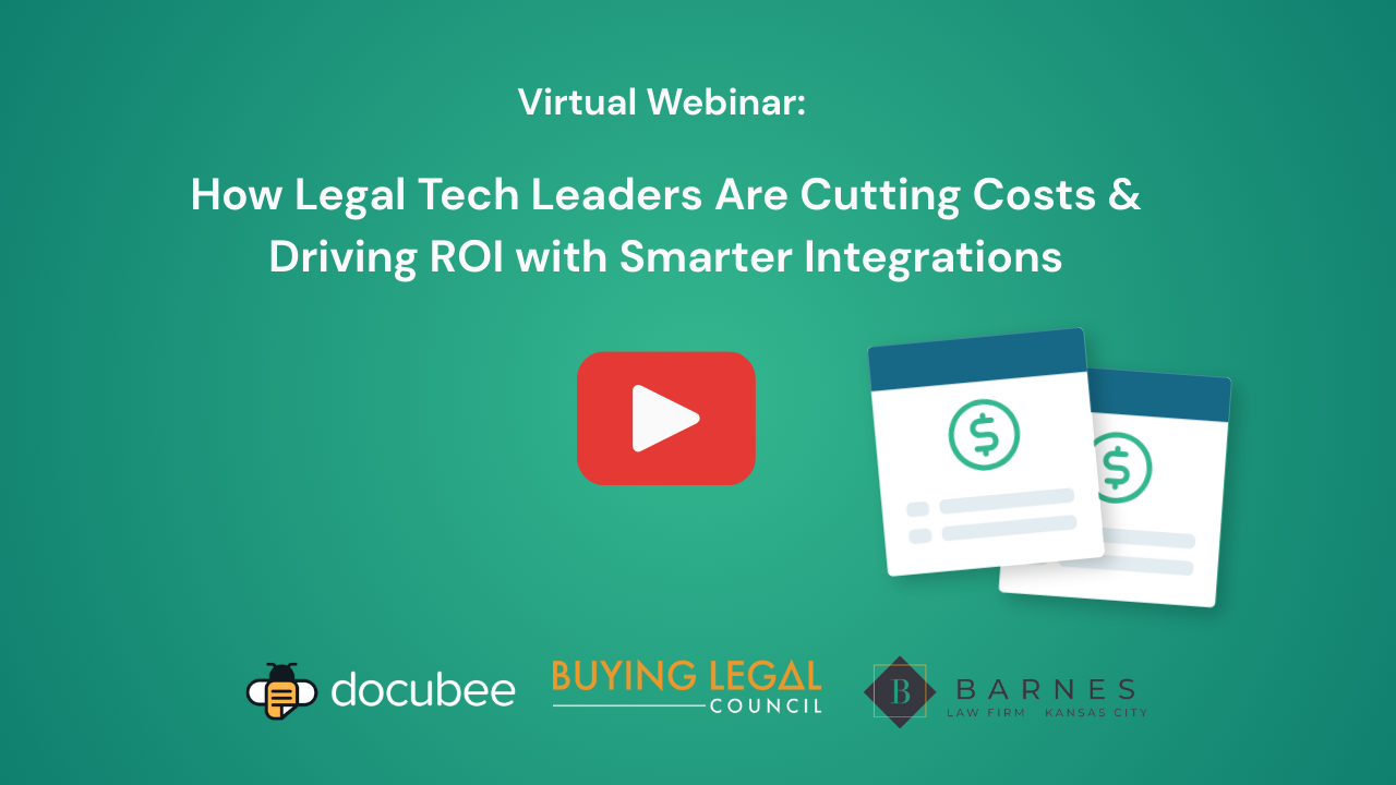Webinar: How Legal Tech Leaders Are Cutting Costs & Driving ROI with Smarter Integrations
