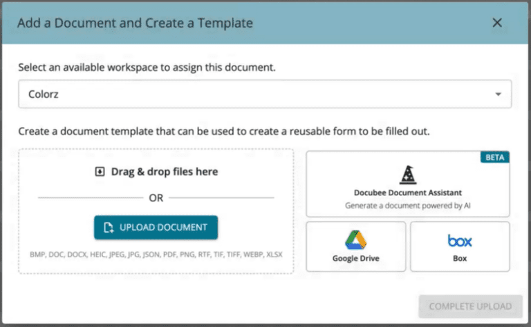 Create a Reusable Document Template | Docubee